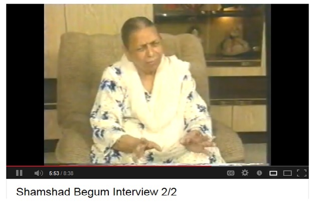 SHAMSHAD BEGUM'S INTERVIEW - pic